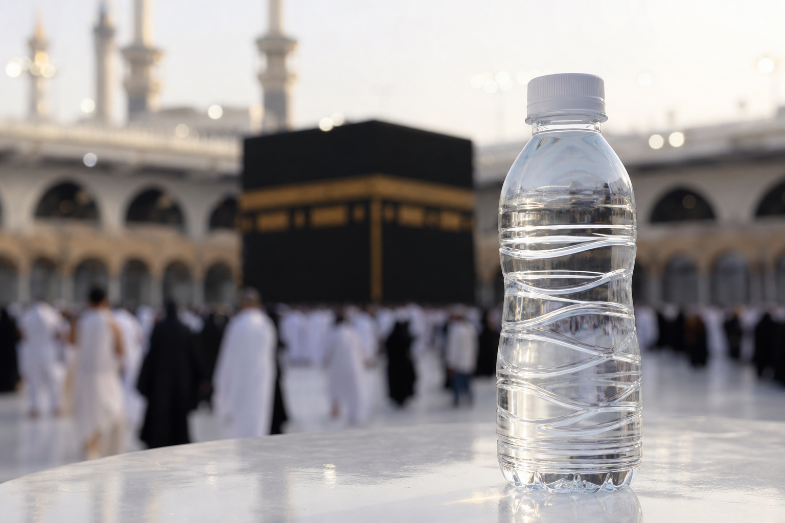 توفير عبوات زمزم للحجاج